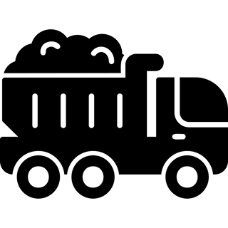 Black silhouette of a cat sitting down.
